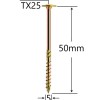 Surub Dulgherie Cap Plat 5x50 aa